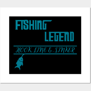 Fishing Legend Posters and Art